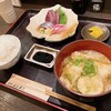 酒と肴 よしまさ - 日替定食（鶏天そうめんとお造り定食）