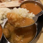 Indian Restaurant Shri Aruna - 野菜カレー