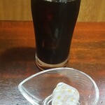 キッチン ブルー グローブ - アイスコーヒーのアップ