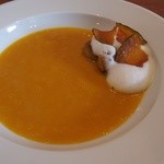 ラ・サンテ - 南瓜とバナナのニョッキの温製スープ