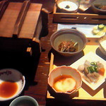 むらんごっつぉ - 朝食　蓋の中は蒸し野菜