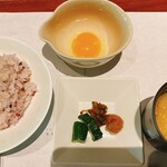 茅乃舎 - 卵は、贅沢に卵黄だけで食しました！