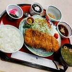 日本料理 こぶし - ロースとんかつ御膳 小ライス