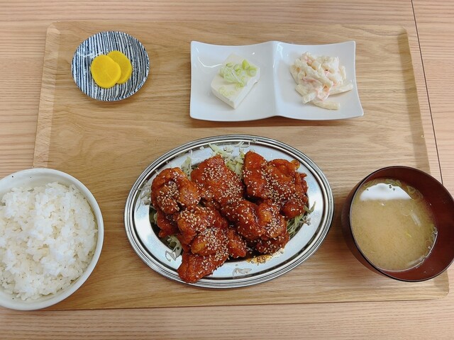 ザンギ&ライス - 釧路（食堂）の写真