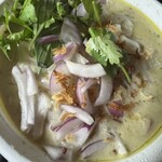 さいとう食堂 - 【グリーンカレーフォー】グリーンカレーで食べるフォー最高！