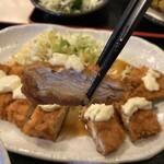 藤沢 鳥将 - タルタルチキンカツの断面