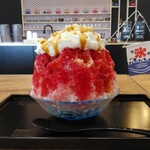 かき氷専門店 つむぎ - ストロベリーミルフィーユクリーム　