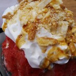 かき氷専門店 つむぎ - ストロベリーミルフィーユクリーム　