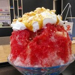 かき氷専門店 つむぎ - ストロベリーミルフィーユクリーム　