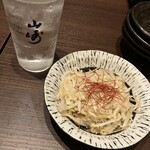 個室居酒屋 さつま武蔵 - 山椒ハイボールとお通しのもやし