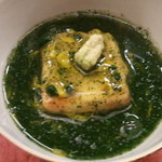 赤坂 菊乃井 - 2013.09　蒸し物　穴子の揚げ出し豆腐