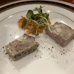 ラ サンセリテ - ジャンボンベルシエ、鹿のパテ、キャロットラペ