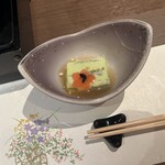 WASHOKU SUSHI いぶき - うぐいす胡麻豆腐