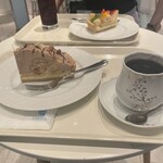 Delices tarte&cafe 新宿ミロード店 - チョコバナナタルト、ブレンドコーヒー