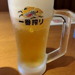 Washoku Sato - 生ビール　１杯め