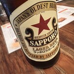Sumibi Horumon Yaki No Nebarando - 瓶ビールは赤星☆個人的に好きな銘柄で嬉しい