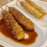 串太郎 - 串カツ…味噌:2、ソース:2