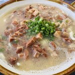 宜野湾そば - こってり　ちぢれ麺