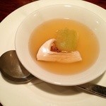 開化亭 - 松茸と冬瓜のスープ