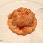 帆立と雲丹の揚げ餃子