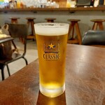 カフェ スパイス ローカル テン ト テン - 生ビール 600円