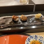 おたる政寿司 - 穴子塩とタレ