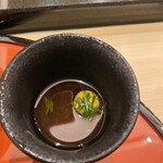 おたる政寿司 - イカそうめんの雲丹タレ