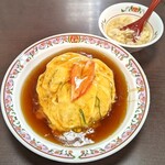 Gyouza No Oushou - 天津飯･大盛（682円）