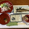 甲佐町やな場 - 料理写真:南蛮漬け、刺身、お吸い物、うるか