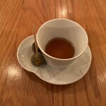 mondo - お野菜のスープ、オリーブのフリット