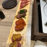 黄金出汁しゃぶと江戸前寿司 肉のあさつ 梅田お初天神店 - 