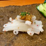 天寿し - 烏賊 雲丹 飛子 胡麻