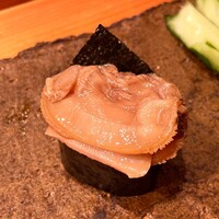 天寿し 京町店 - 赤雲丹 軍艦巻き