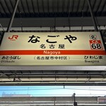 Kishimen Sumiyoshi - 駅名標です。（2023年７月）