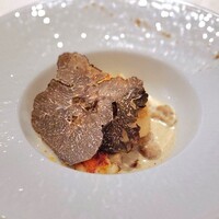 ルメルシマン オカモト - 帆立貝のグラティネ　セップ茸のクリームソース