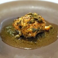 ルメルシマン オカモト - 鱈の白子のムニエル　焦がしバター風味