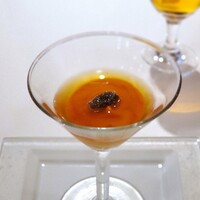 ルメルシマン オカモト - 人参のムース　キャビアとコンソメのジュレ