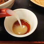 東家 - 名物☆熱々トロトロ蕎麦湯