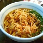 鐘庵 豊田豊南店 - たまに食べたくなる、桜えびうどん。かき揚げは、注文うけてから、作るね("⌒∇⌒") コシの強いウドンも、好み(笑)