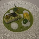 La Vallee d'Or - ズッキーニを鱗に見立ててます。感動の美味しさ。