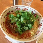 中華そば 呵呵 - 香菜坦々麺パクチーのせ　