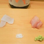 Sushi Shunsuke - ホシカレイ、カジキマグロ漬け