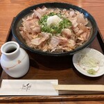 手打そば仁水 - 辛味大根のおろしぶっかけ