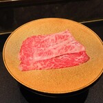 西麻布 焼肉 X - 但馬玄 サーロイン しゃぶしゃぶ