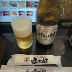 立喰寿司函太郎 - 瓶ビール