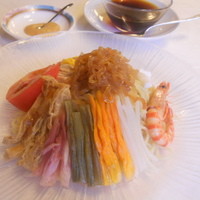 揚州名菜 秦淮春 - 涼麺とタレ