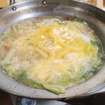 や台ずし - もつ鍋にラーメンセット