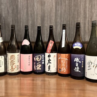 也有稀有品牌精选的日本酒