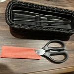 焼肉 ほむら家 - 今回はハサミも出てきたので、子供に切り分けやすかったです。