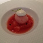 レストラン アラジン - スイカ　果肉とスープとシャーベット　2013-8